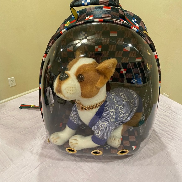 Pet carrier backpack for cats and dogs - Picture 3 of 7
